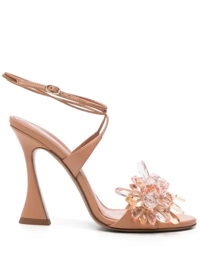 Alexandre Birman 100mm Sierra Sandals In Neutral