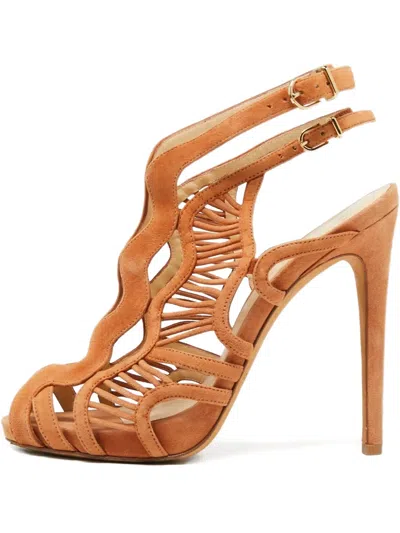 Pre-owned Alexandre Birman 120mm Cut-out Buckle Sandals