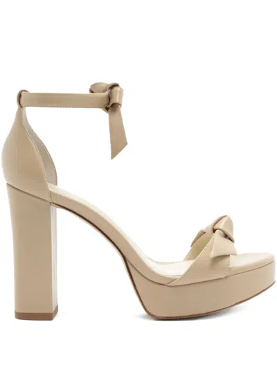 Alexandre Birman 120mm Mabeleh Heeled Sandals In Neutral