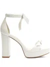Alexandre Birman Mabeleh Ankle Strap Platform Sandal In White