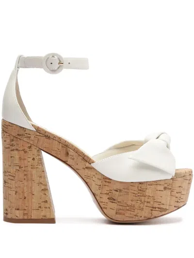 Alexandre Birman 120mm Maxi Clarita Sandals In White