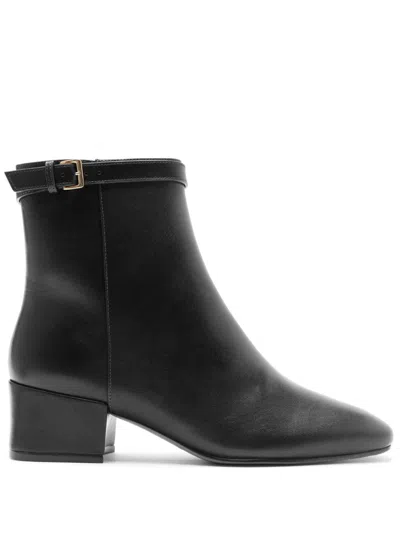 Alexandre Birman 40mm Candance Ankle Boots In Black