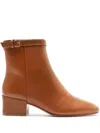 Alexandre Birman 40mm Candance Ankle Boots In Brown