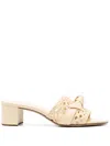 Alexandre Birman 45mm Clarita Basketry Block Mules