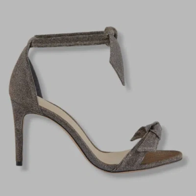 Pre-owned Alexandre Birman $595  Women's Silver Clarita Metallic Sandals Shoes Size 37.5