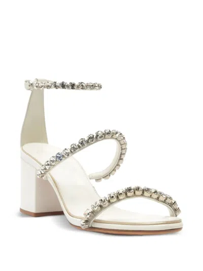 Alexandre Birman 60mm Alexa Heeled Sandals In White