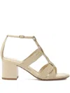 Alexandre Birman Olga Block Heel Sandal In Neutral