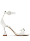Alexandre Birman 85mm Clarita Sandals In Weiss