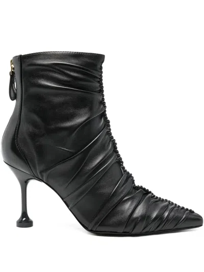 Alexandre Birman 85mm Dannia Boots In Black