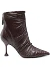 Alexandre Birman 85mm Dannia Boots In Brown