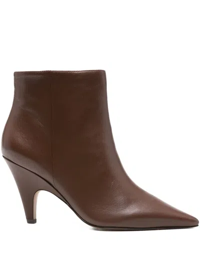 Alexandre Birman 85mm Frenchie Boots In Brown