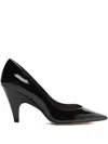 Alexandre Birman Frenchie Patent Leather Pumps In Black