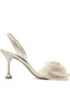 Alexandre Birman 85mm Isabelle Heeled Sandals In Neutral