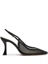 Alexandre Birman Oliva Pointed Toe Slingback Pump In Black