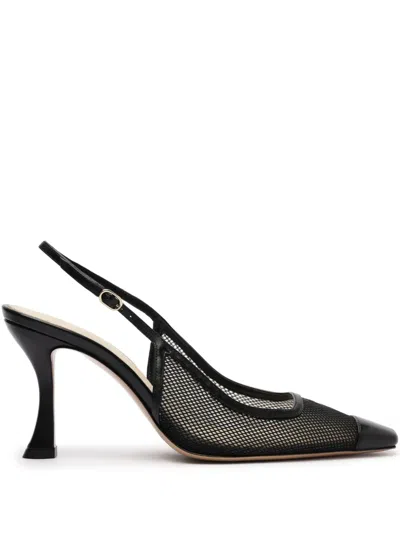 ALEXANDRE BIRMAN 85MM OLIVIA MESH PUMPS