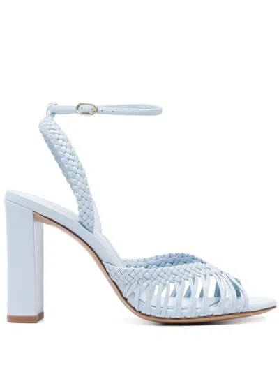 Alexandre Birman 90mm Agatha Sandals In Blue