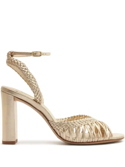 ALEXANDRE BIRMAN AGATHA METALLIC SANDALS
