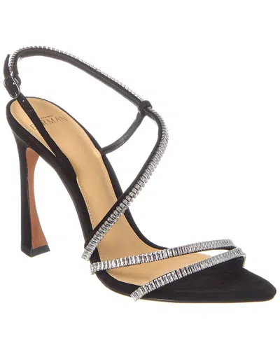 Alexandre Birman Alana Zircone 100 Leather Sandal Black