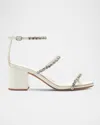Alexandre Birman Alexa Crystal Bridal Pumps In White
