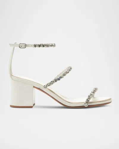 Alexandre Birman Alexa Crystal Bridal Pumps In White