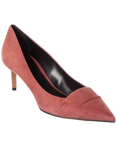 Alexandre Birman Ally 60 Thin Suede Pump In Pink