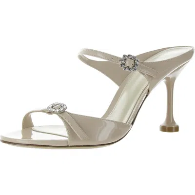 Alexandre Birman Anastasia Womens Embellished Patent Leather Mules