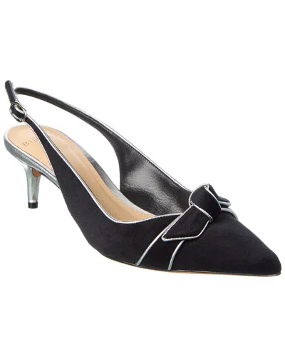 Alexandre Birman Angelita Suede & Leather Slingback Pump In Black