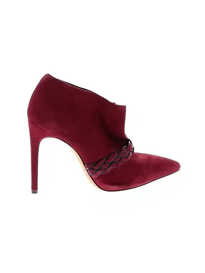 Pre-owned Alexandre Birman Ankle Boots In Burgundy