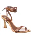 Alexandre Birman Ankle Wrap Leather Sandal