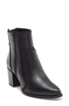 Alexandre Birman Benta Whipstitch Bootie In Black