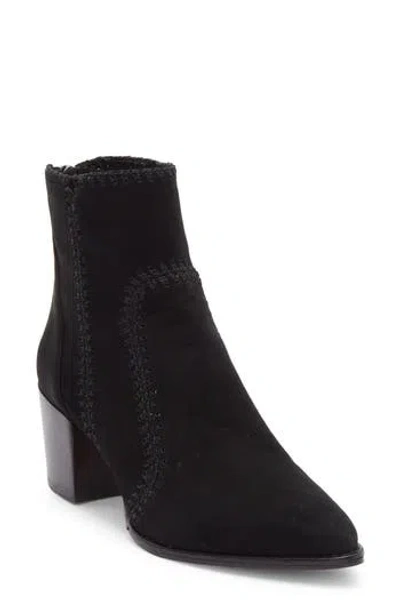 Alexandre Birman Benta Whipstitch Bootie In Black