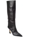 Alexandre Birman Brena 85 Leather Knee-high Boot In Black