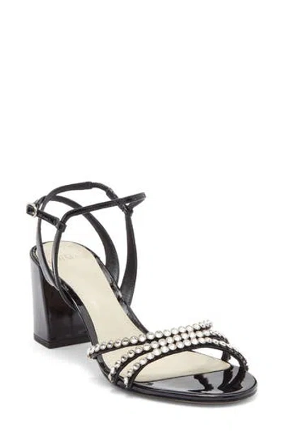 Alexandre Birman Caged Ankle Strap Sandal In Black