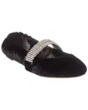 Alexandre Birman Camila Ballerina Flats Black 38 In Black