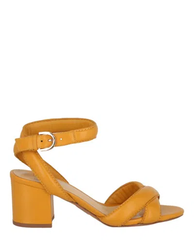 Alexandre Birman Camille Leather Sandals In Orange