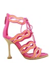 Alexandre Birman Cassie 100 Leather Sandal In Pink