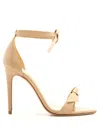 Alexandre Birman Clarita 100mm Knot-detail Sandals In Neutrals