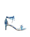 Alexandre Birman Clarita 60 Floral Blue In Blue