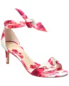 Alexandre Birman Clarita 60 Satin Sandal In Red