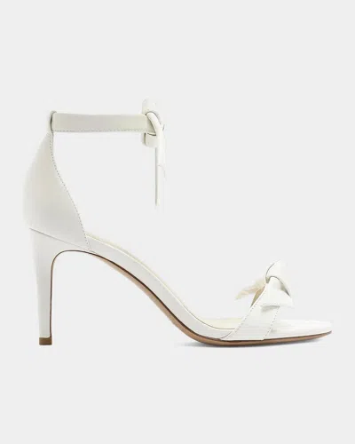Alexandre Birman Clarita 75mm Leather Sandals In White