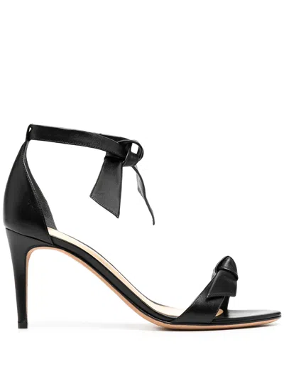 Alexandre Birman Clarita Ankle Tie Sandal In Black