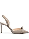 Alexandre Birman Clarita Slingback Sandals In Grey