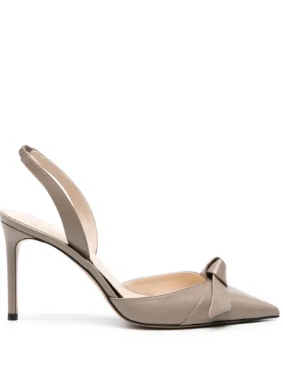 ALEXANDRE BIRMAN CLARITA 90MM LEATHER SLINGBACK PUMPS