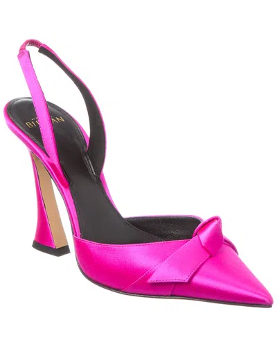 Alexandre Birman Clarita Bell Satin Slingback Pump