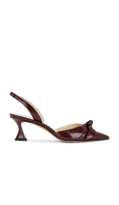 Alexandre Birman Clarita Bell Slingback 60 In Burgandy