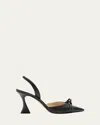 Alexandre Birman Clarita Bell 85mm Slingback Pumps In Black