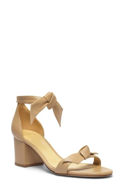 Alexandre Birman Clarita Block Heel Sandal In Nude