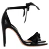 Alexandre Birman Clarita Ankle Tie Sandal In Black