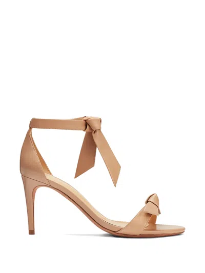 Alexandre Birman Clarita Bow Sandals In Brown