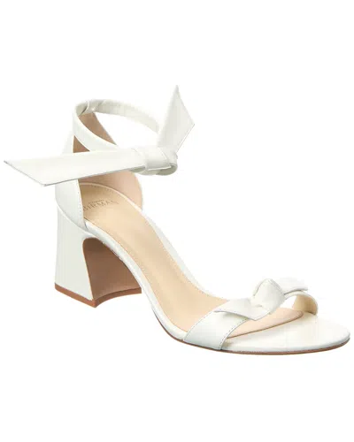 Alexandre Birman Clarita Curve 60 Leather Sandal In Nude